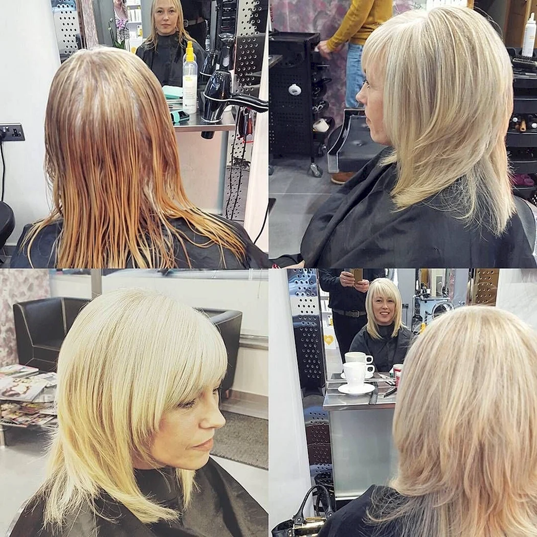 Каскад спереди лесенка