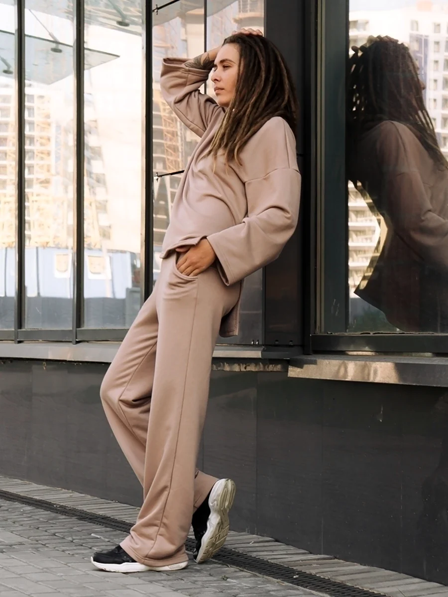 Спортивные штаны палаццо