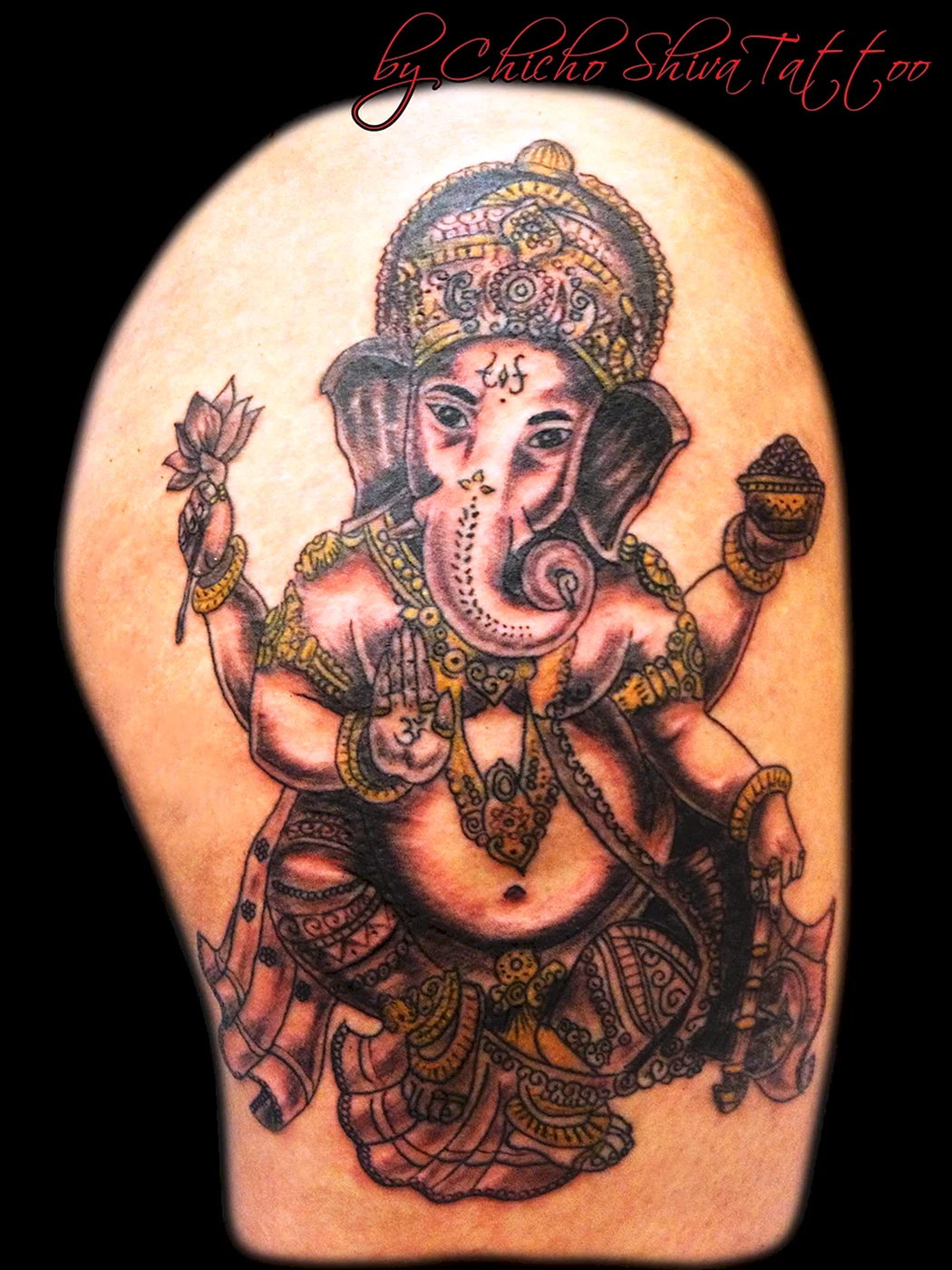 Багаторукий Шива татуювання
