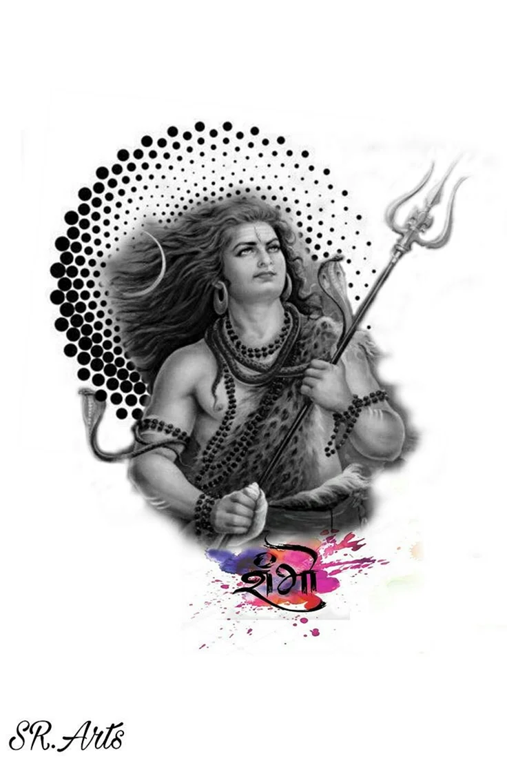 Бог Шива Татуювання