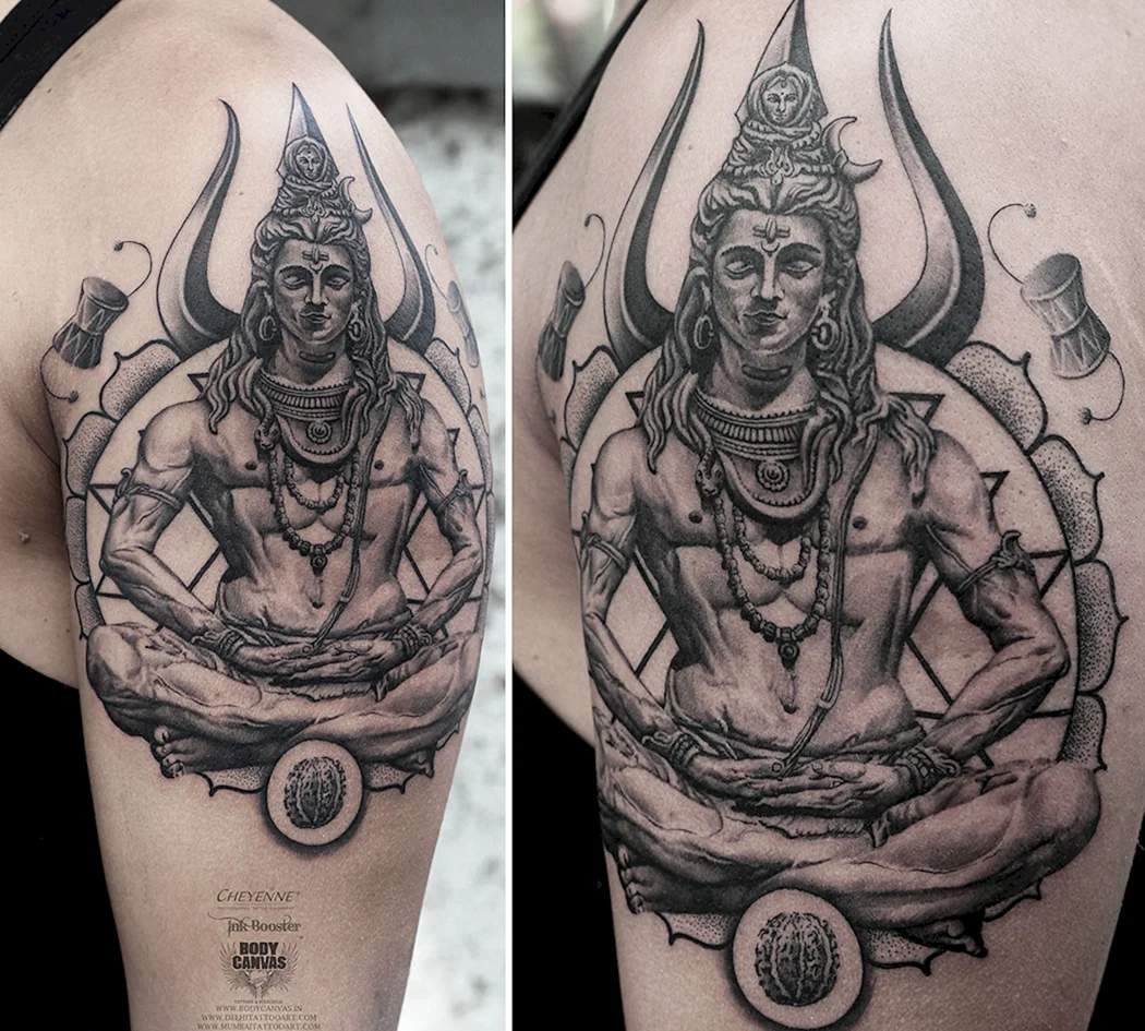Бог Шива тату
