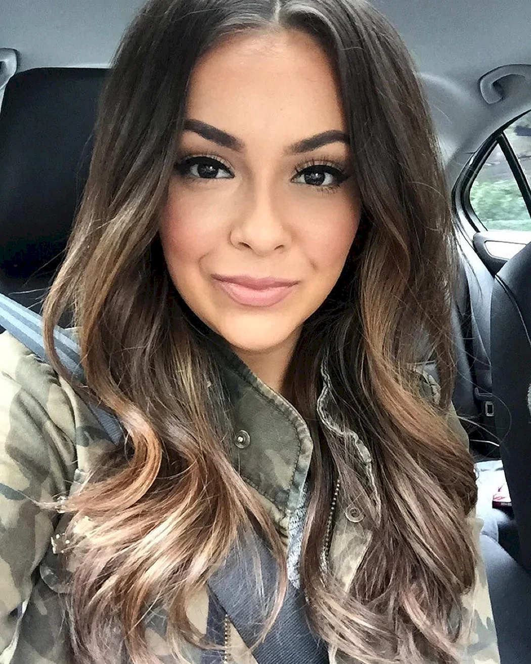 Омбре для брюнеток з карими очима