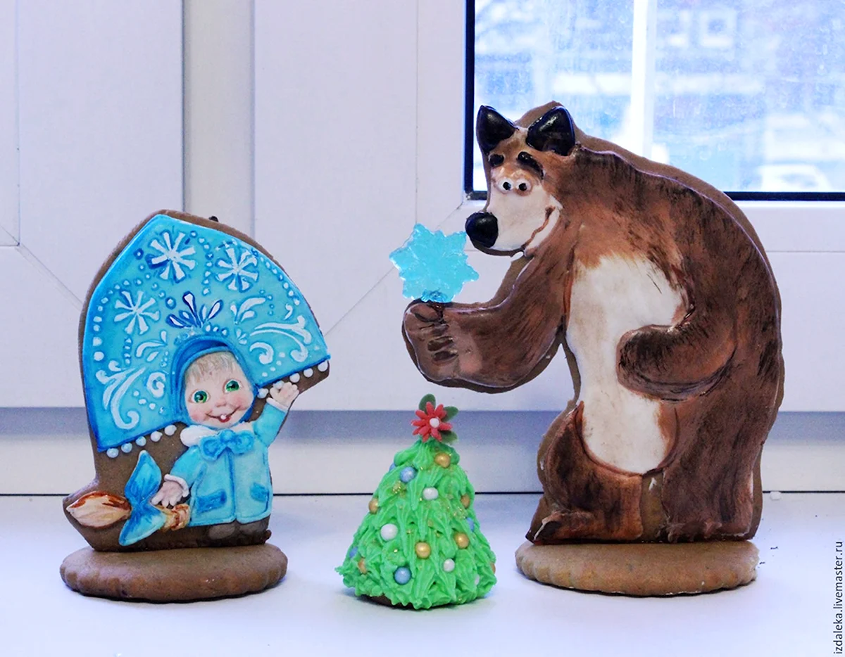 Імбирні пряники Маша та ведмідь