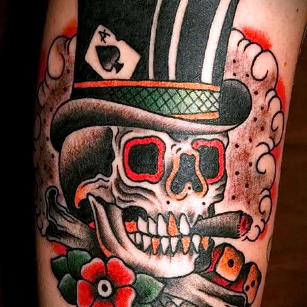 Олд скул тату
