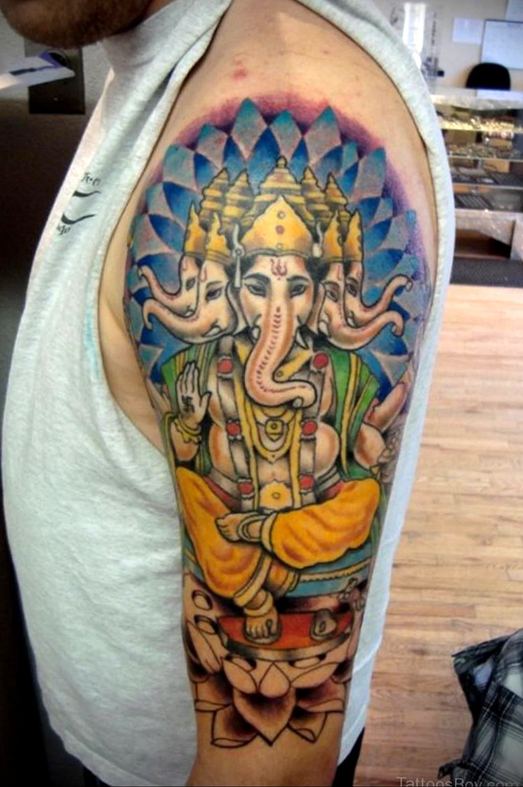 Бог Шива тату