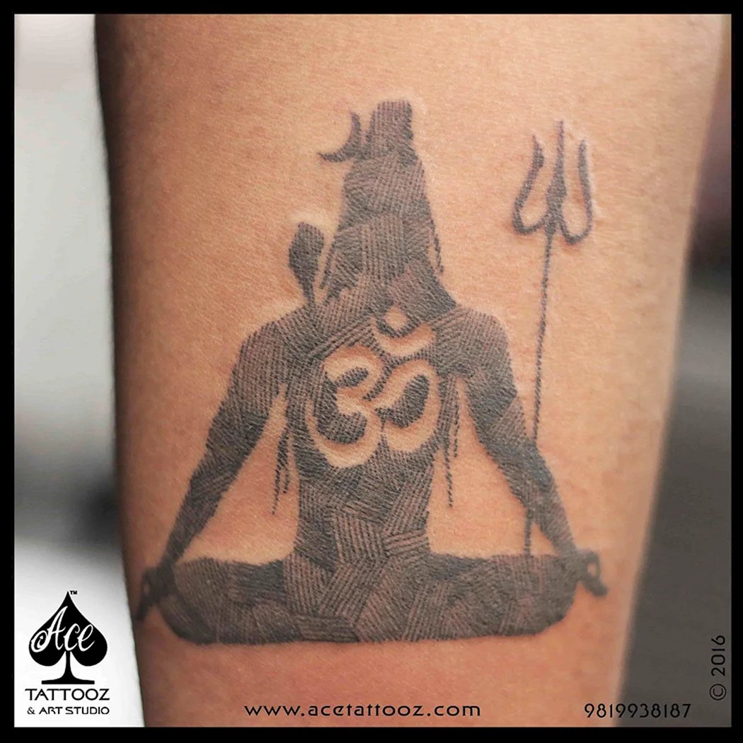 Бог Шива тату