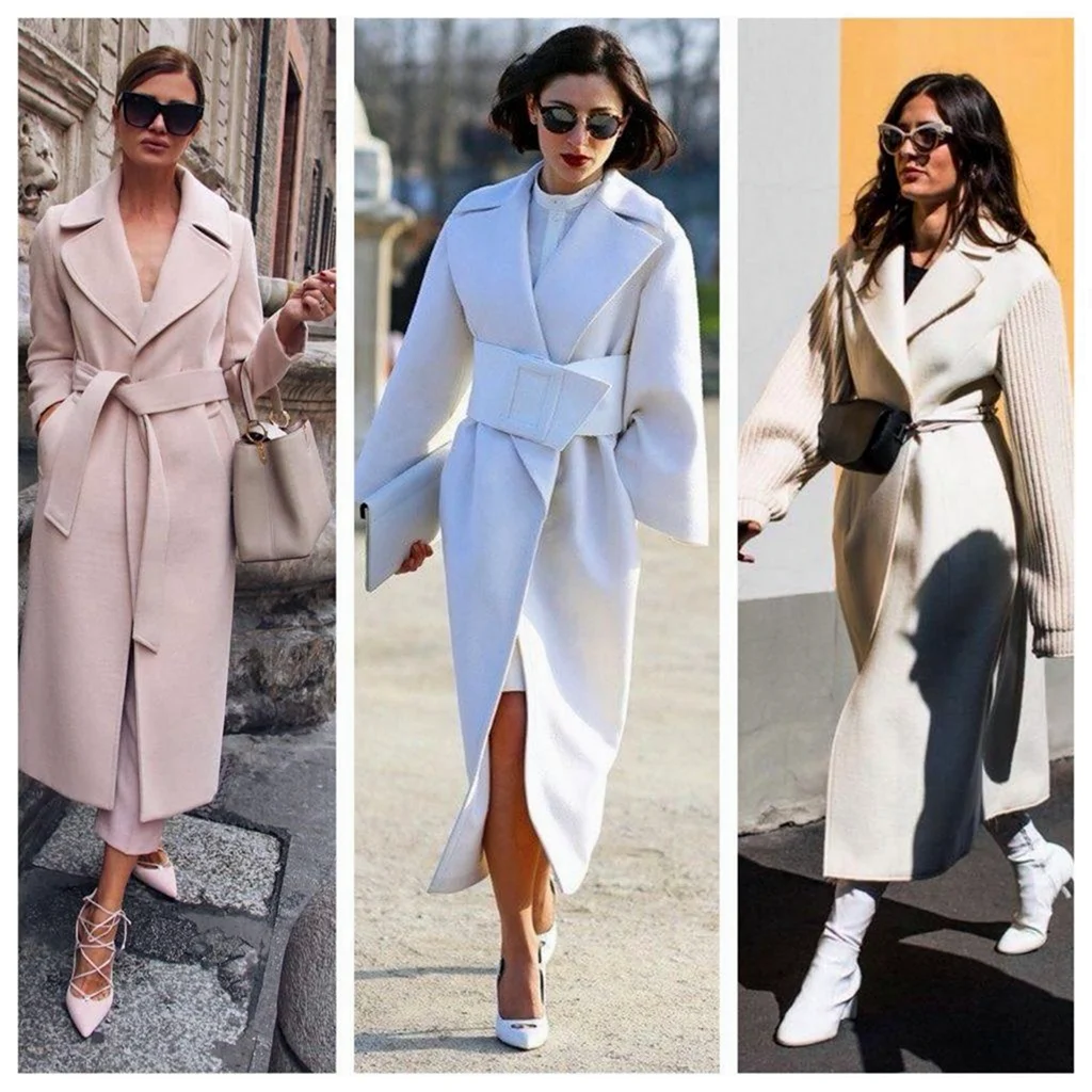 Пальто-халат з поясом 2022 року кемел