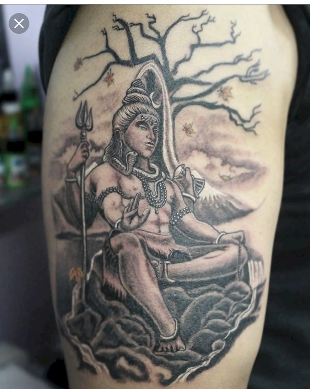 Бог Шива тату