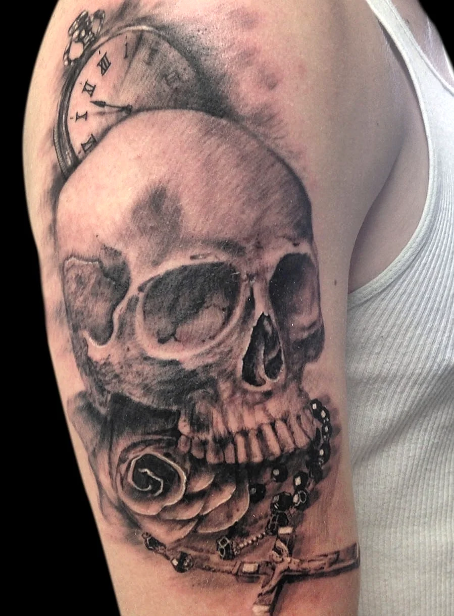 Красиві череп татуювання