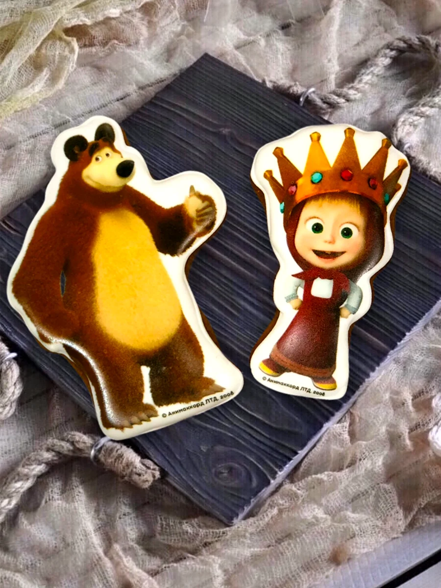 Імбирні пряники Маша та ведмідь