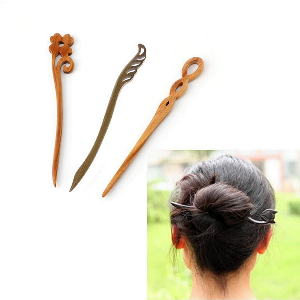 Шпилька для волосся з паличкою