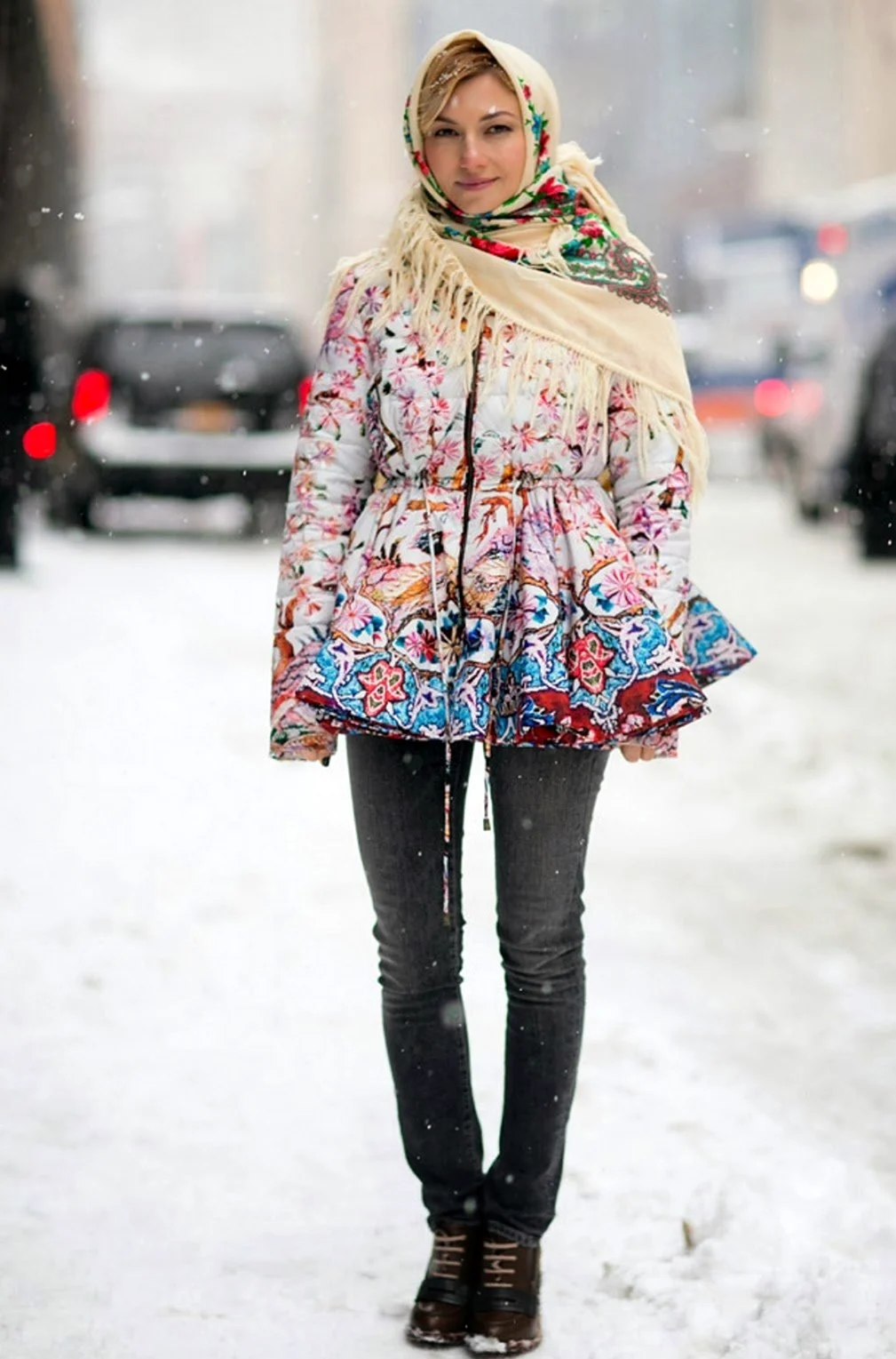 Хустка Павлопосадська Street Style