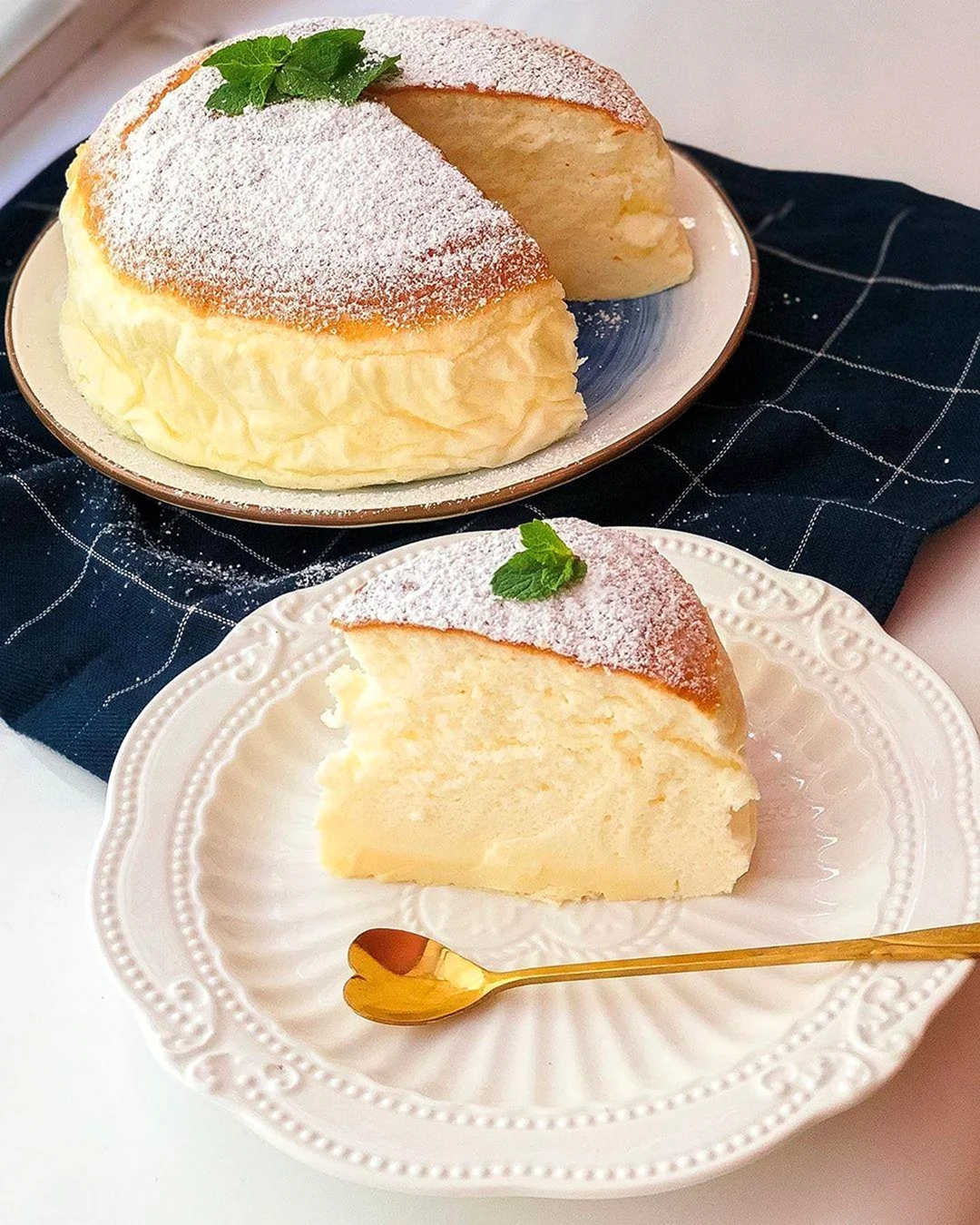 Японський бавовняний чізкейк