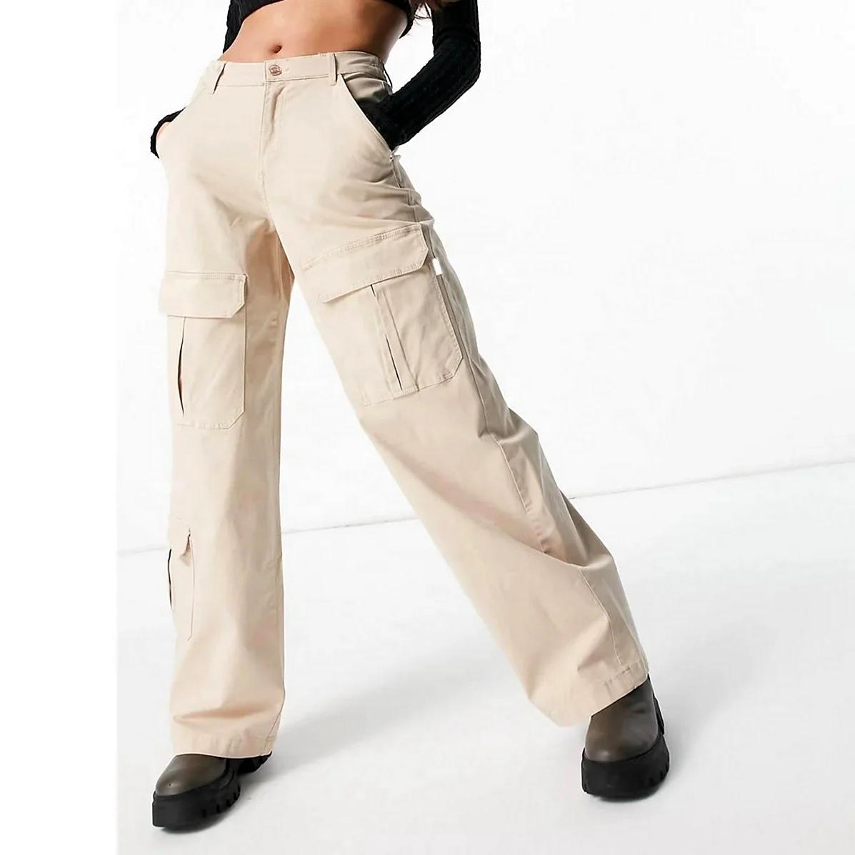 Брюки карго бершка