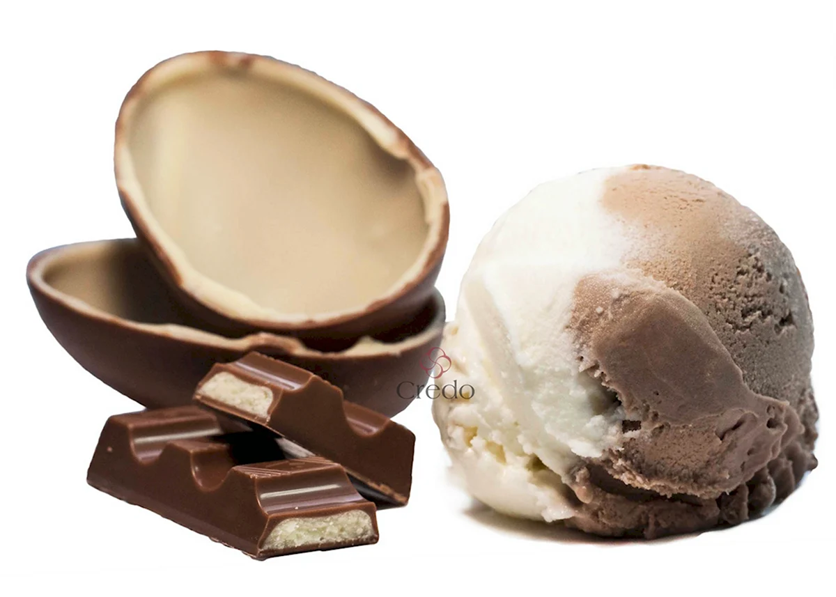 Морозиво пломбір у шоколаді