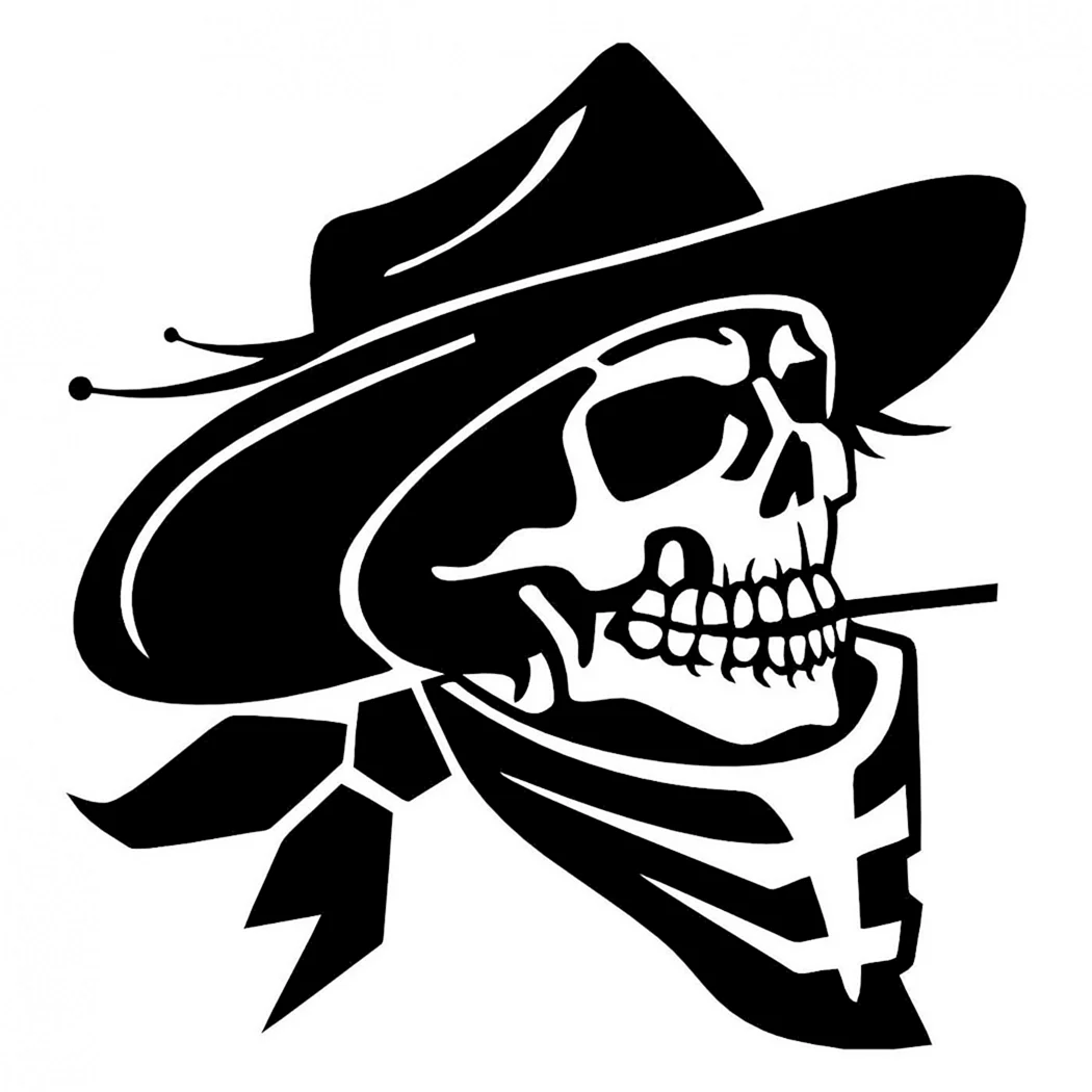 Череп у капелюсі