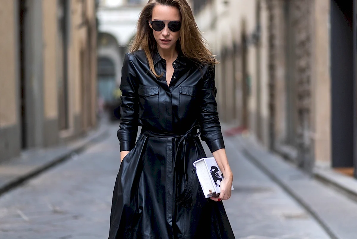 Емма Деджерстедт in Leather