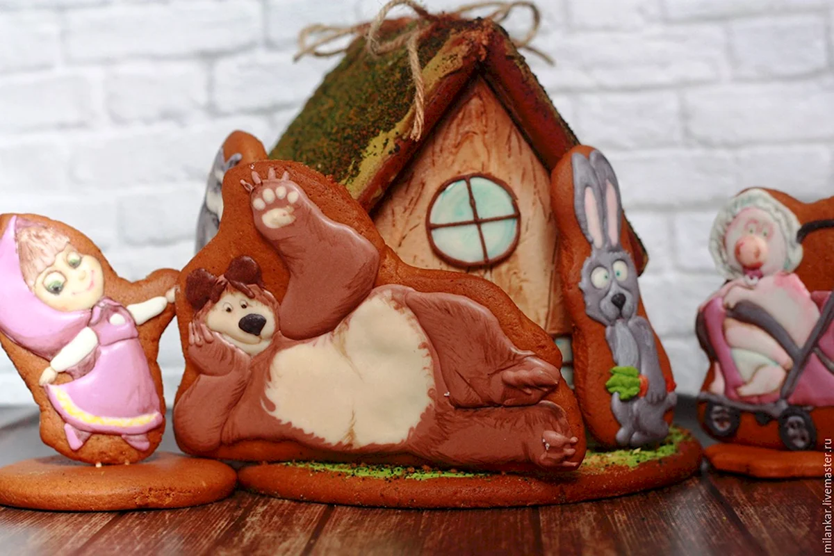 Пряничний будиночок з ведмедиком