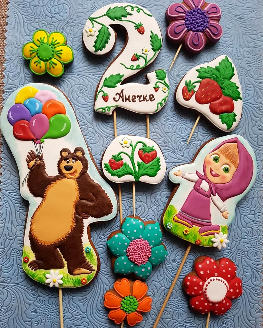 Маша та ведмідь Топпер пряник