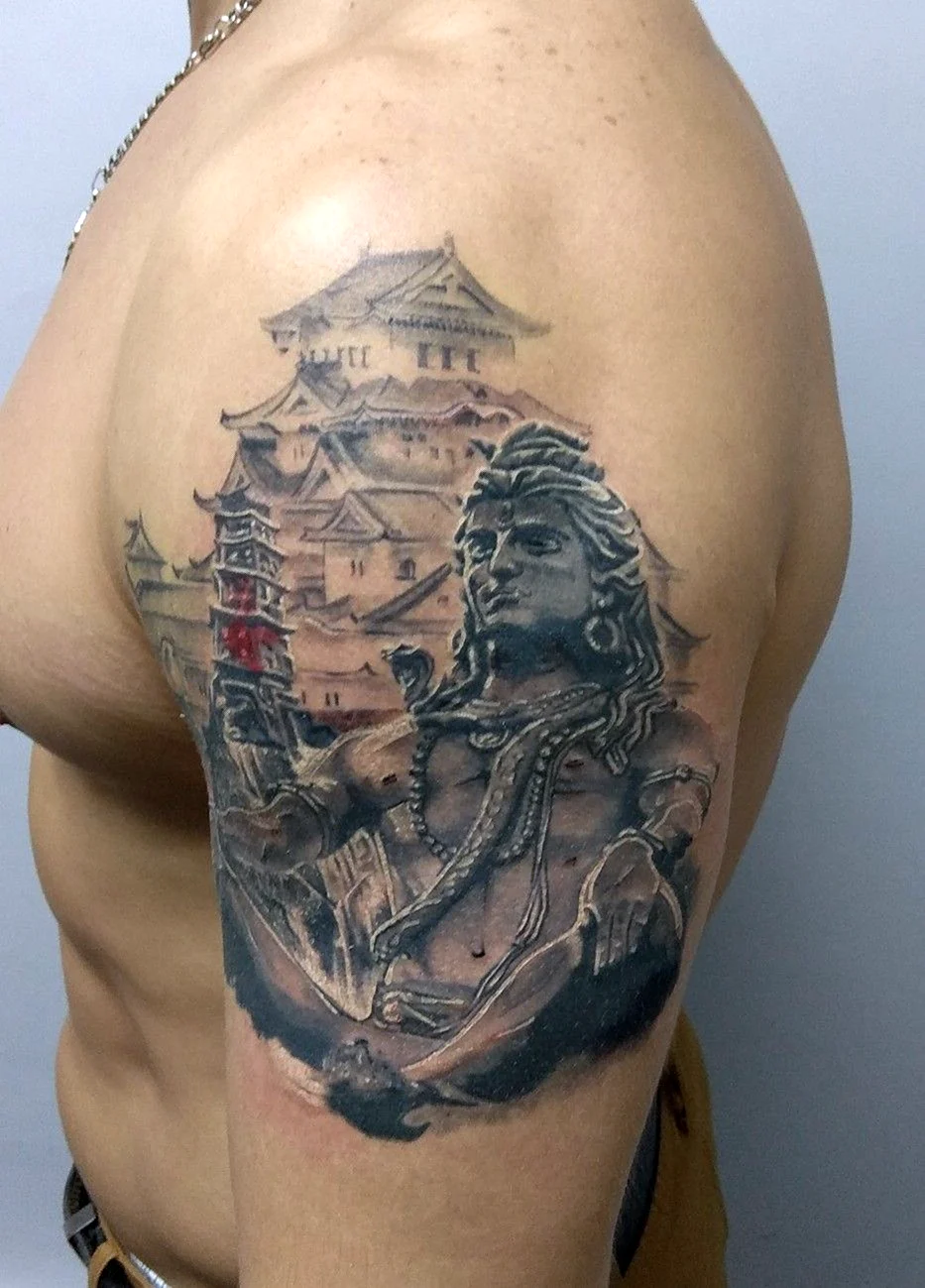 Бог Шива тату