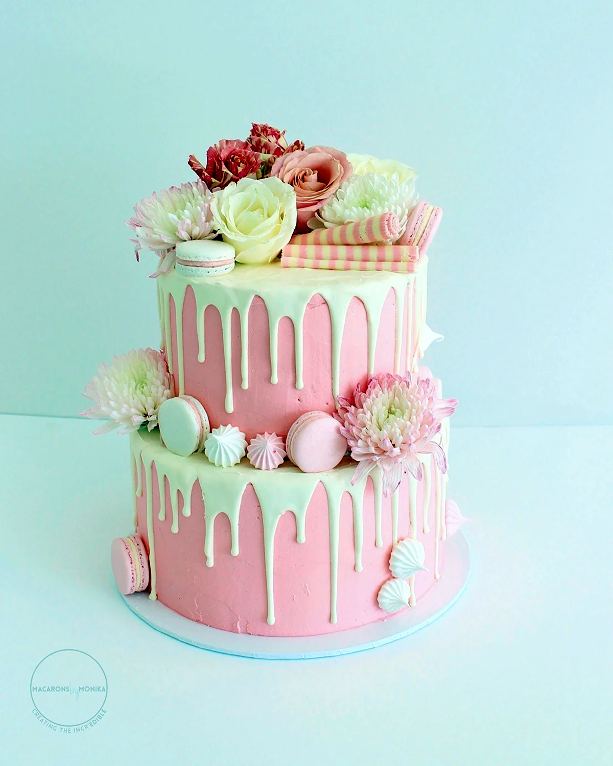 Двоярусний торт для дівчинки