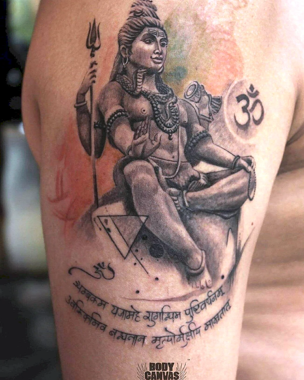 Бог Шива тату