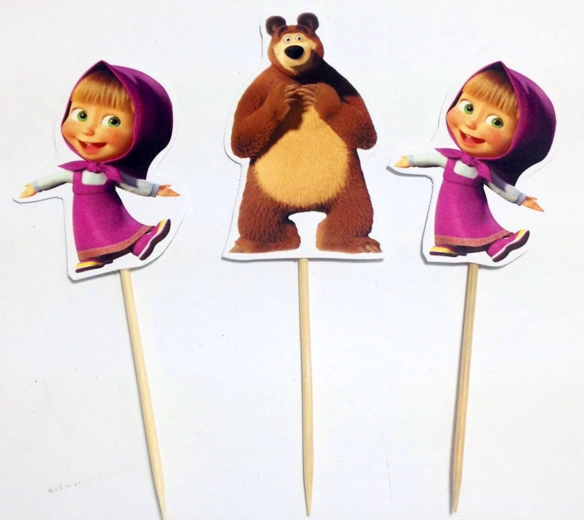 Топери на торт Маша та ведмідь