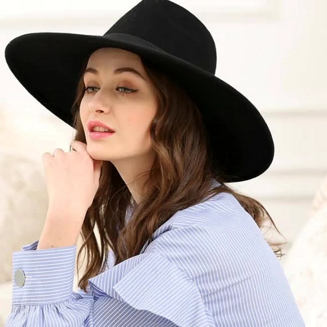 Шляпа Федора широкополая