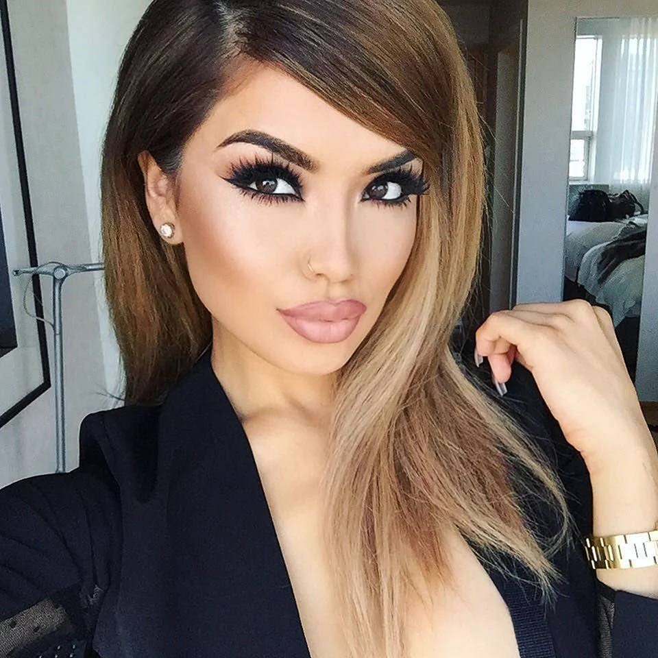 Фарбування волосся для карих очей