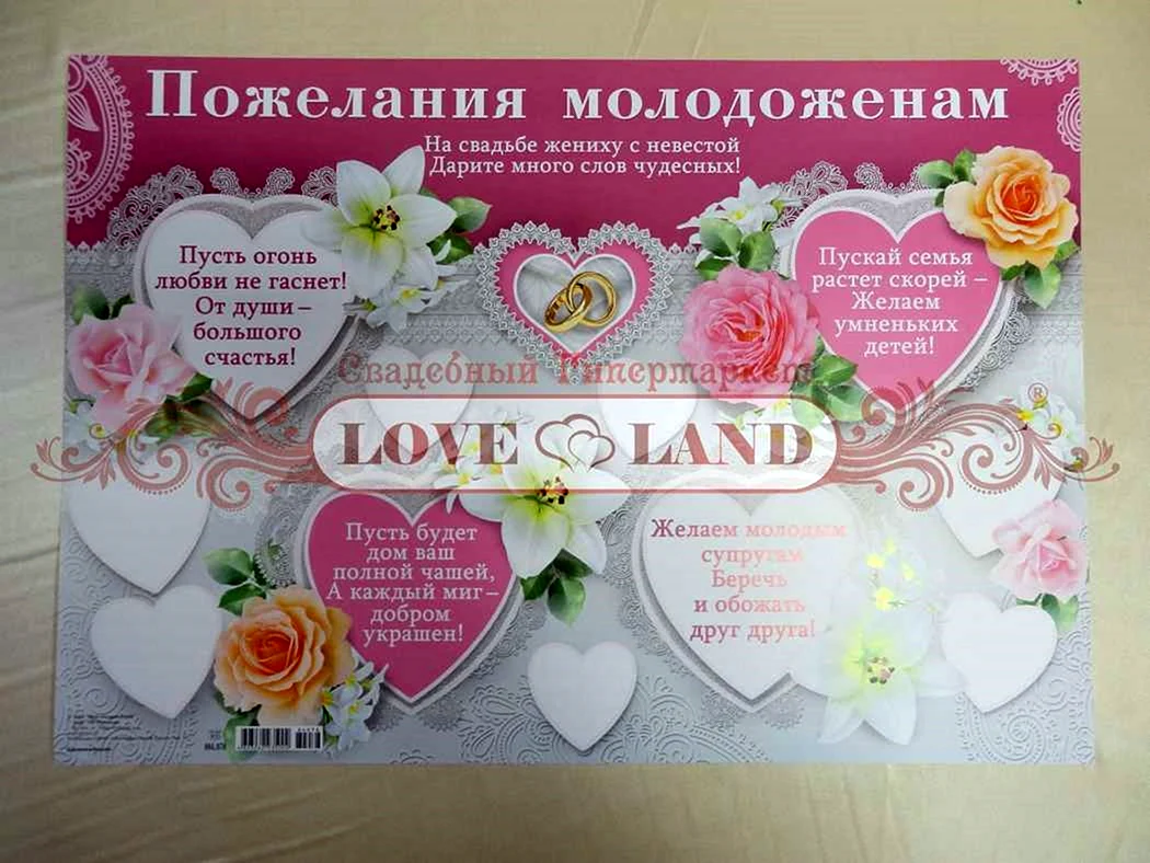 Побажання молодятам