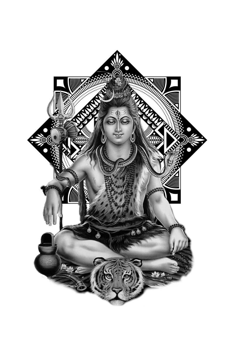 Шива Калі тату