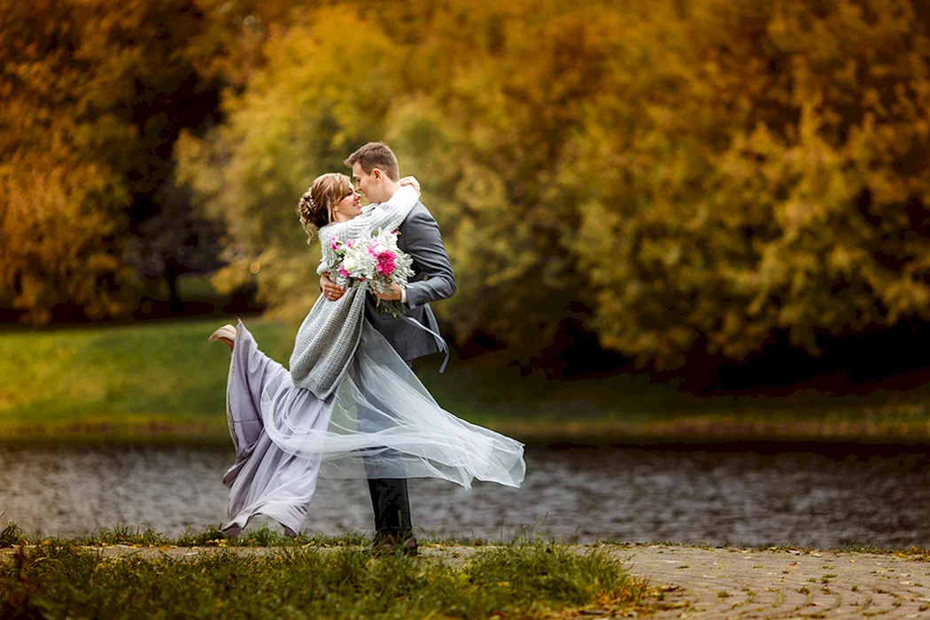 Весільна фотосесія восени