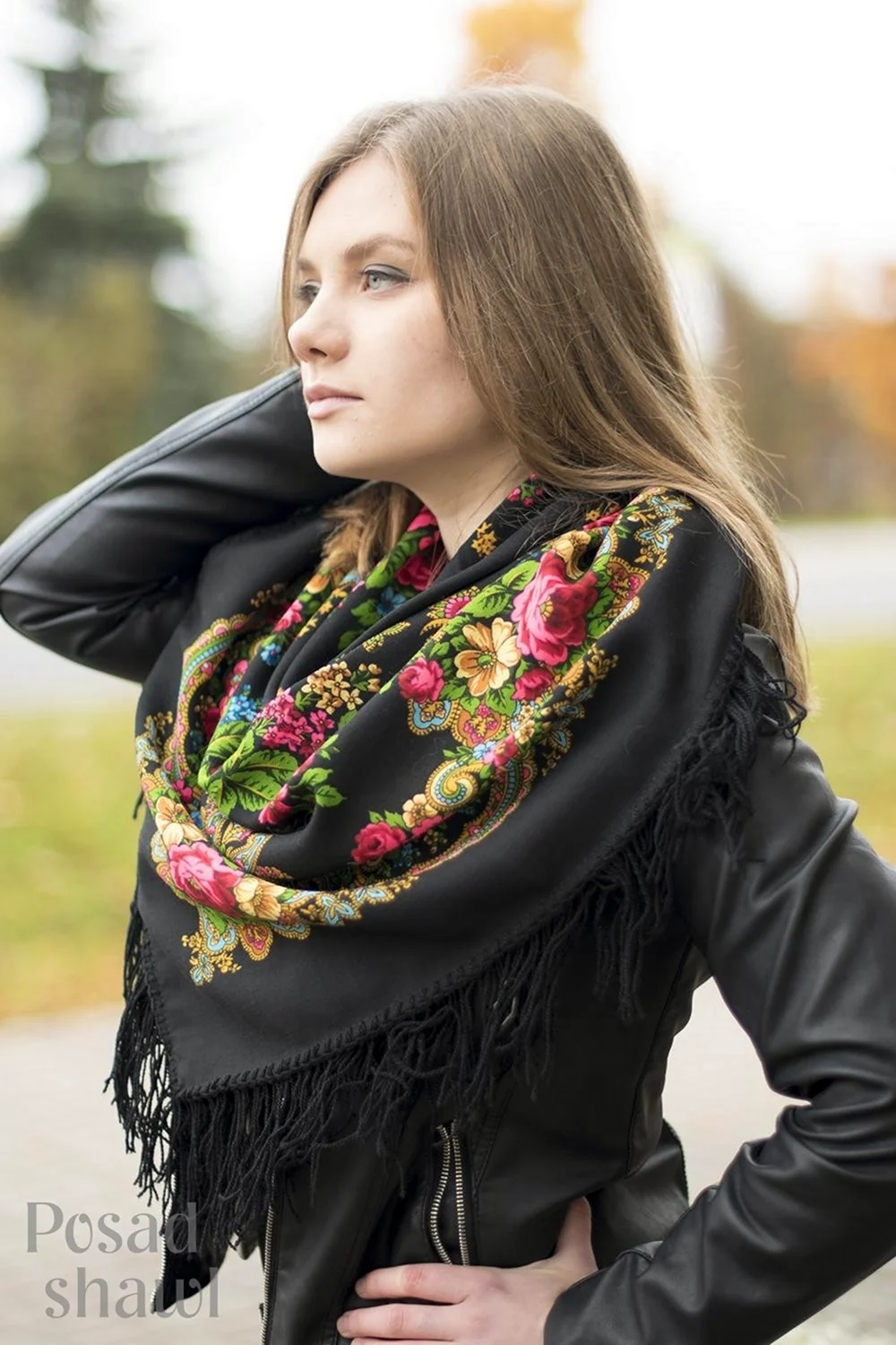 Павлопосадська хустка незнайомка