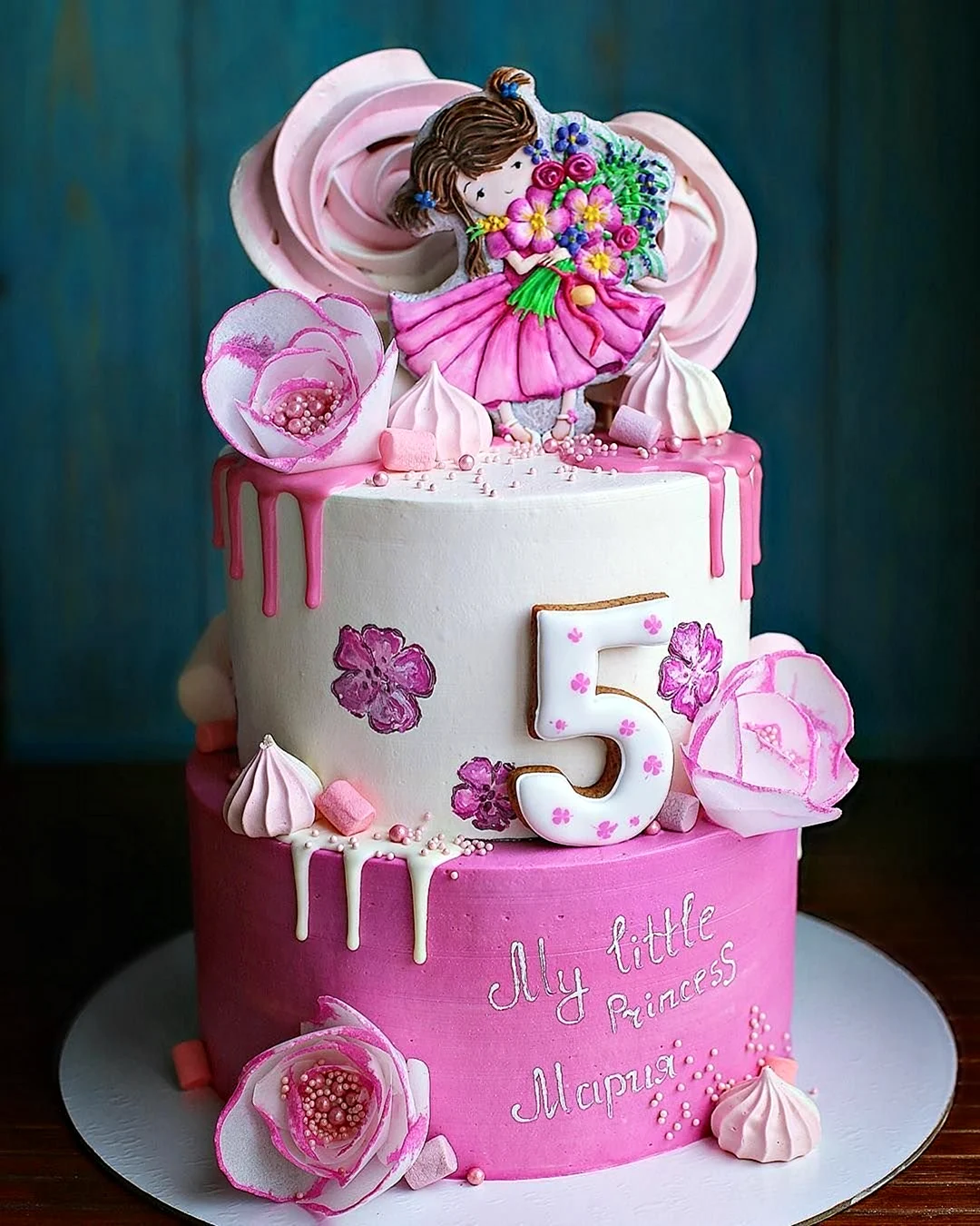 Торт дівчинка