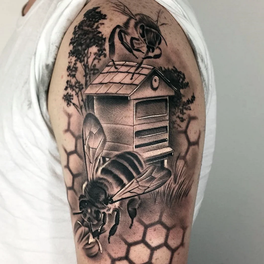 Тату пчеловода