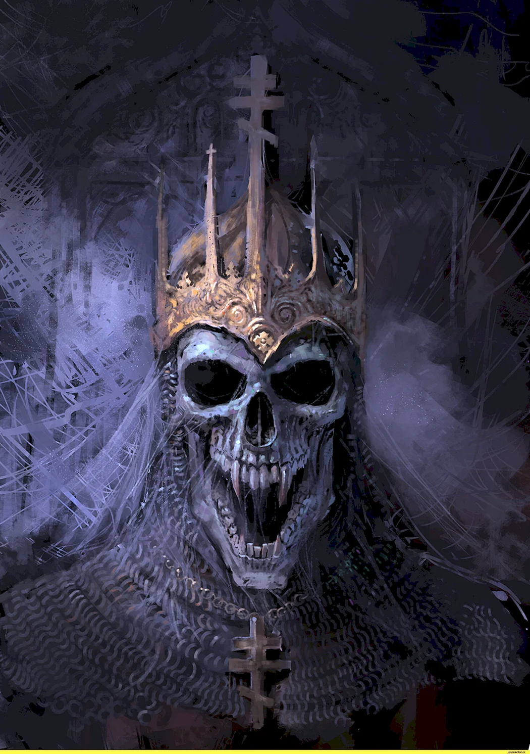 Череп з короною арт.