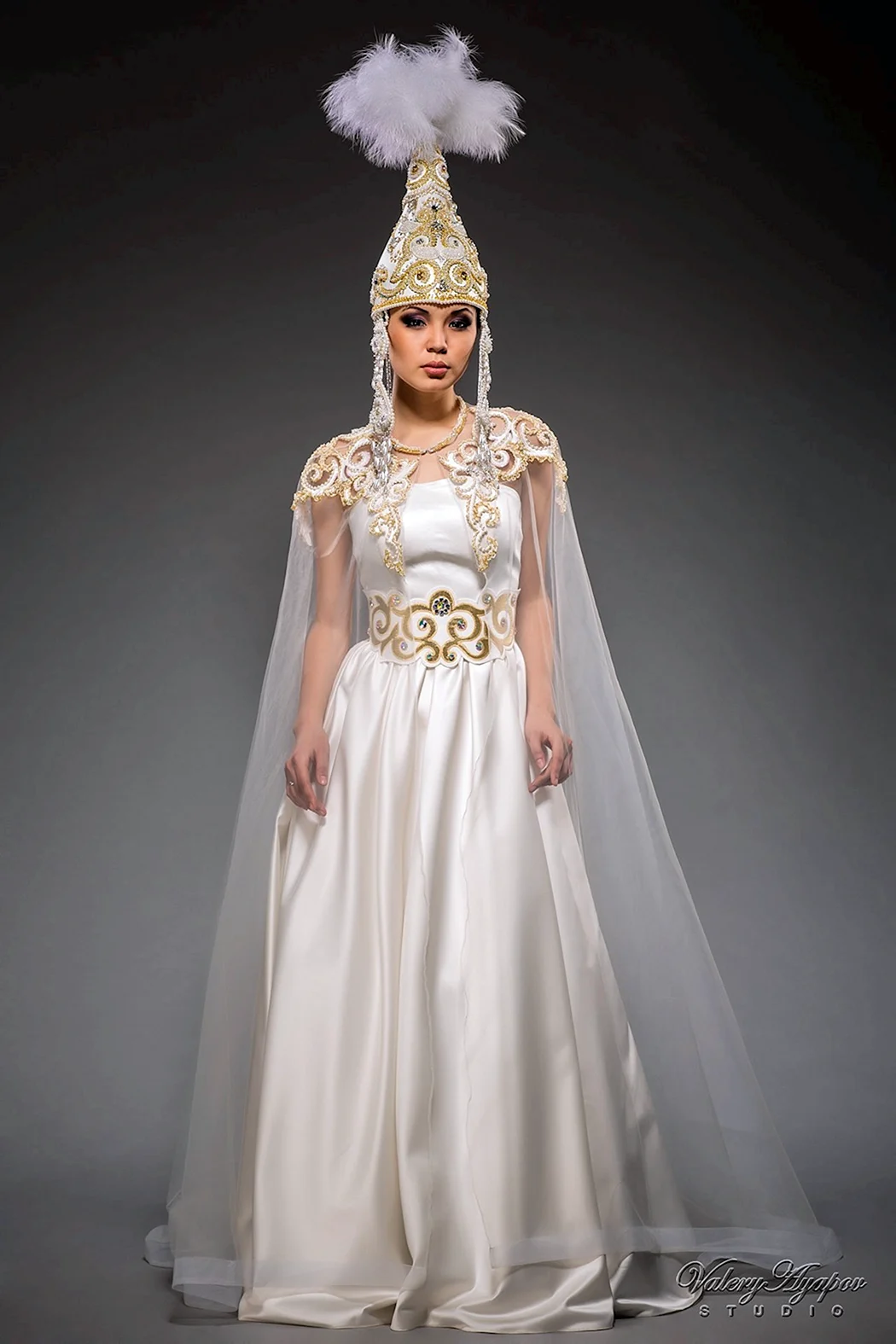 Казахська наречена у саукелі