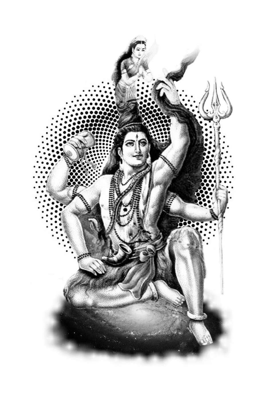 Шива та Шакті тату