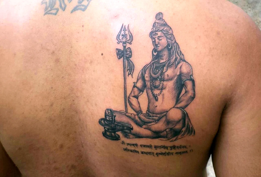 Бог Шива тату