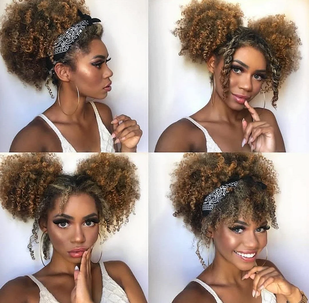 Афро кучері градієнт