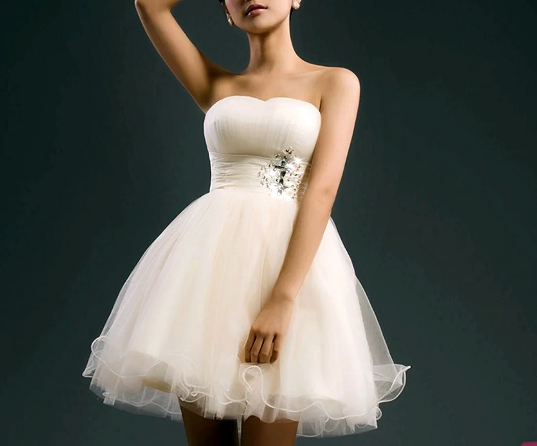 Весільні сукні короткі