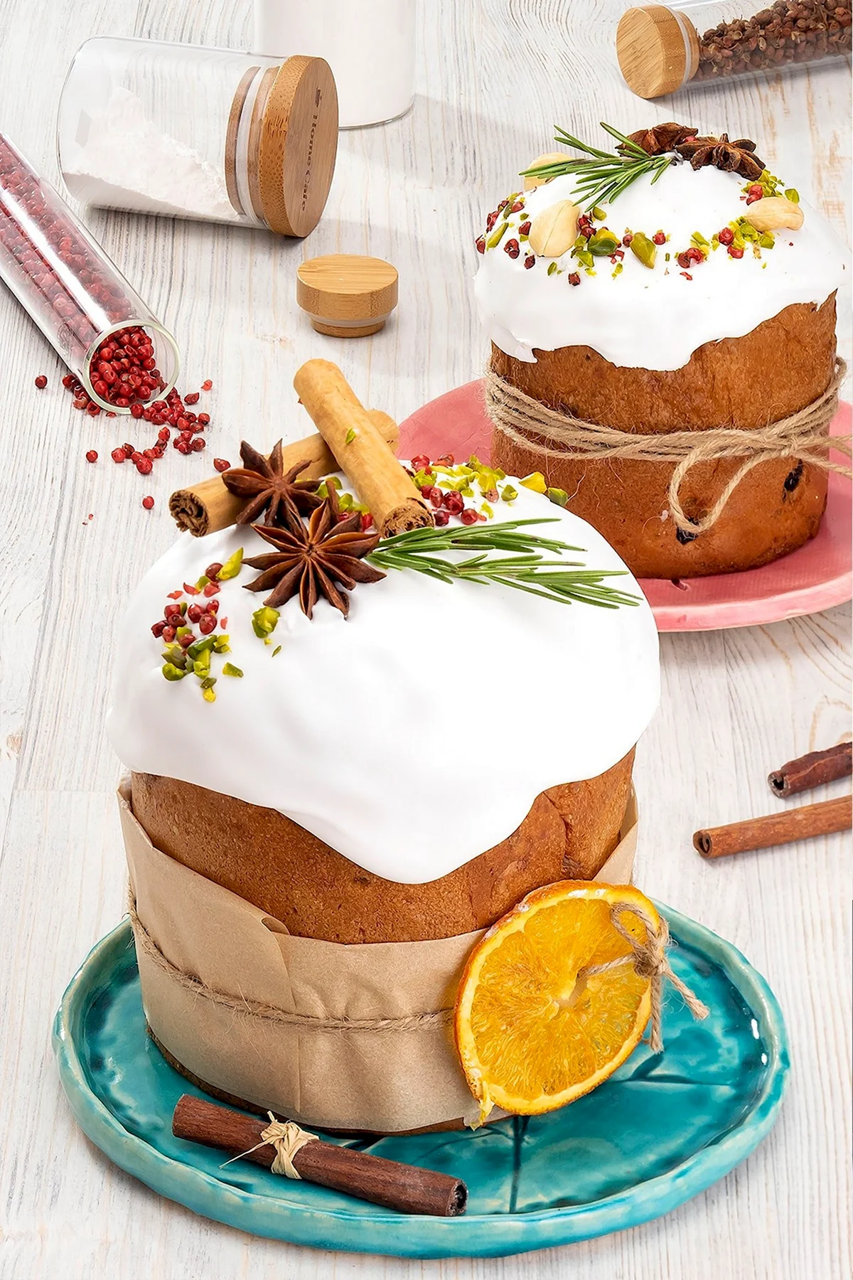 Прикраса паски в еко-стилі