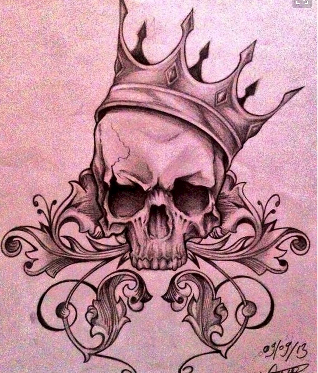 Череп з короною