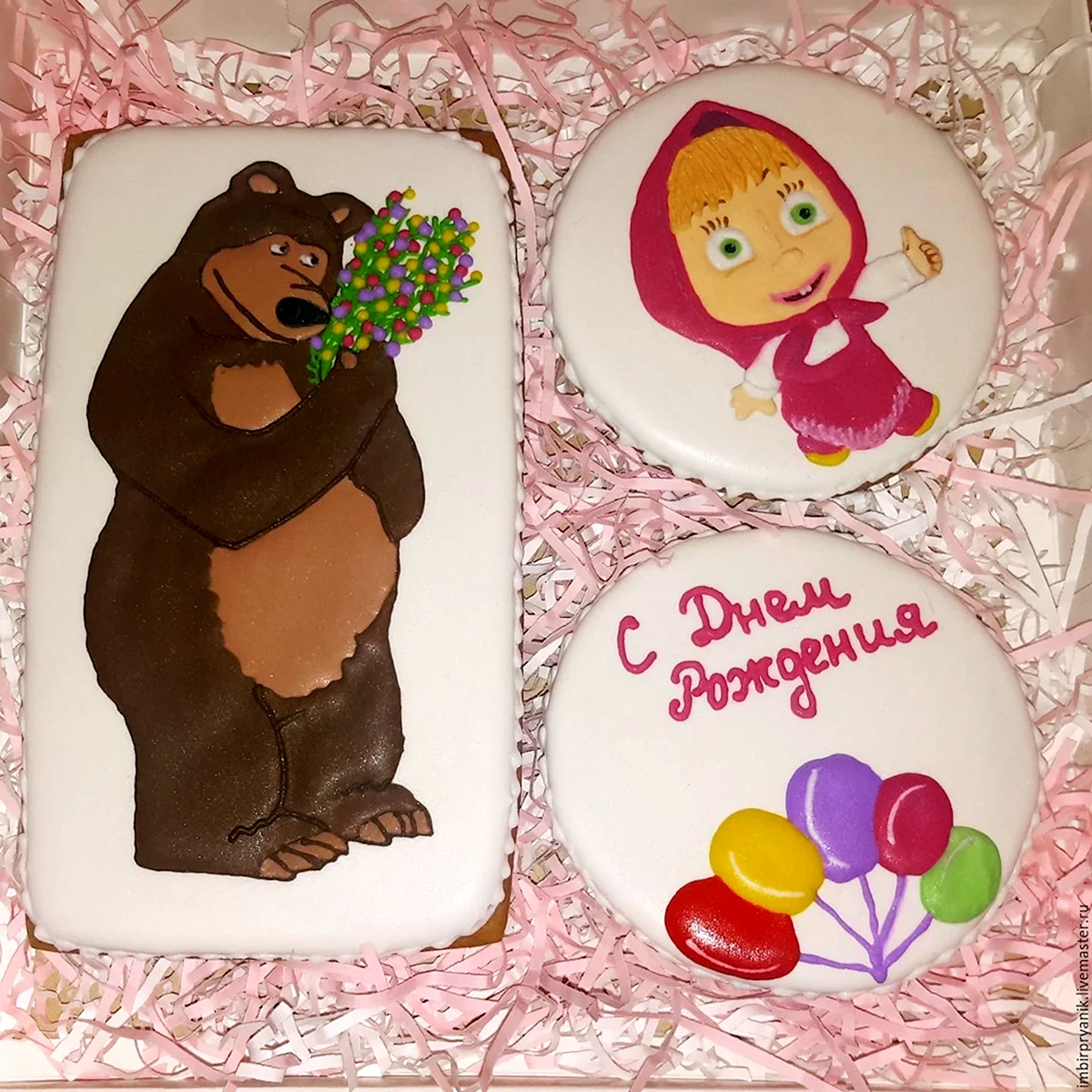 Імбирні пряники Маша та ведмідь