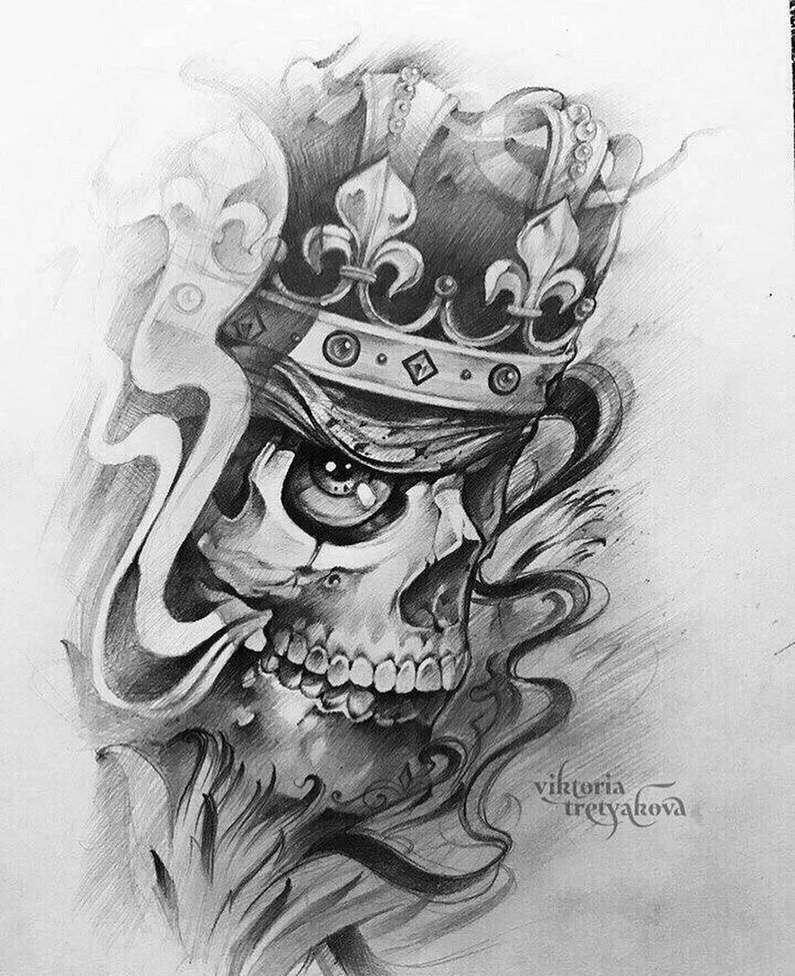 Ескіз тату Чікано пірат