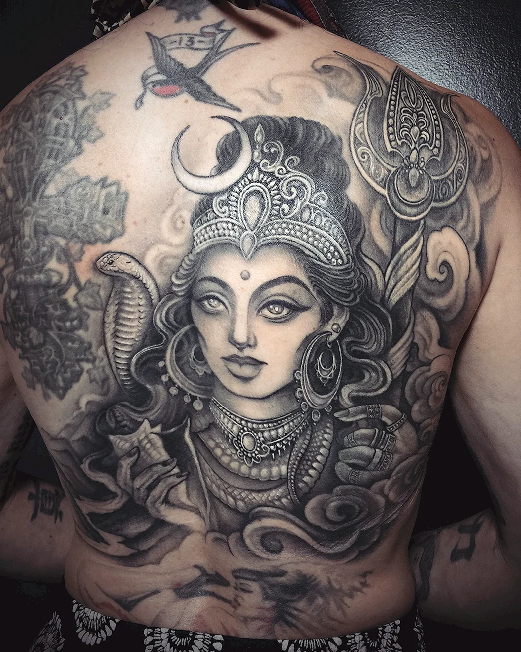 Індійська богиня Калі тату