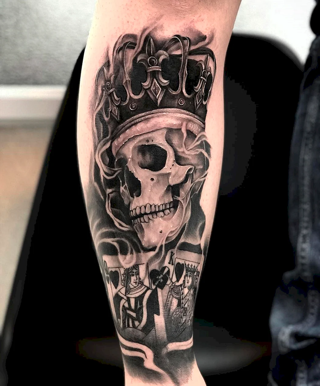 Тату череп