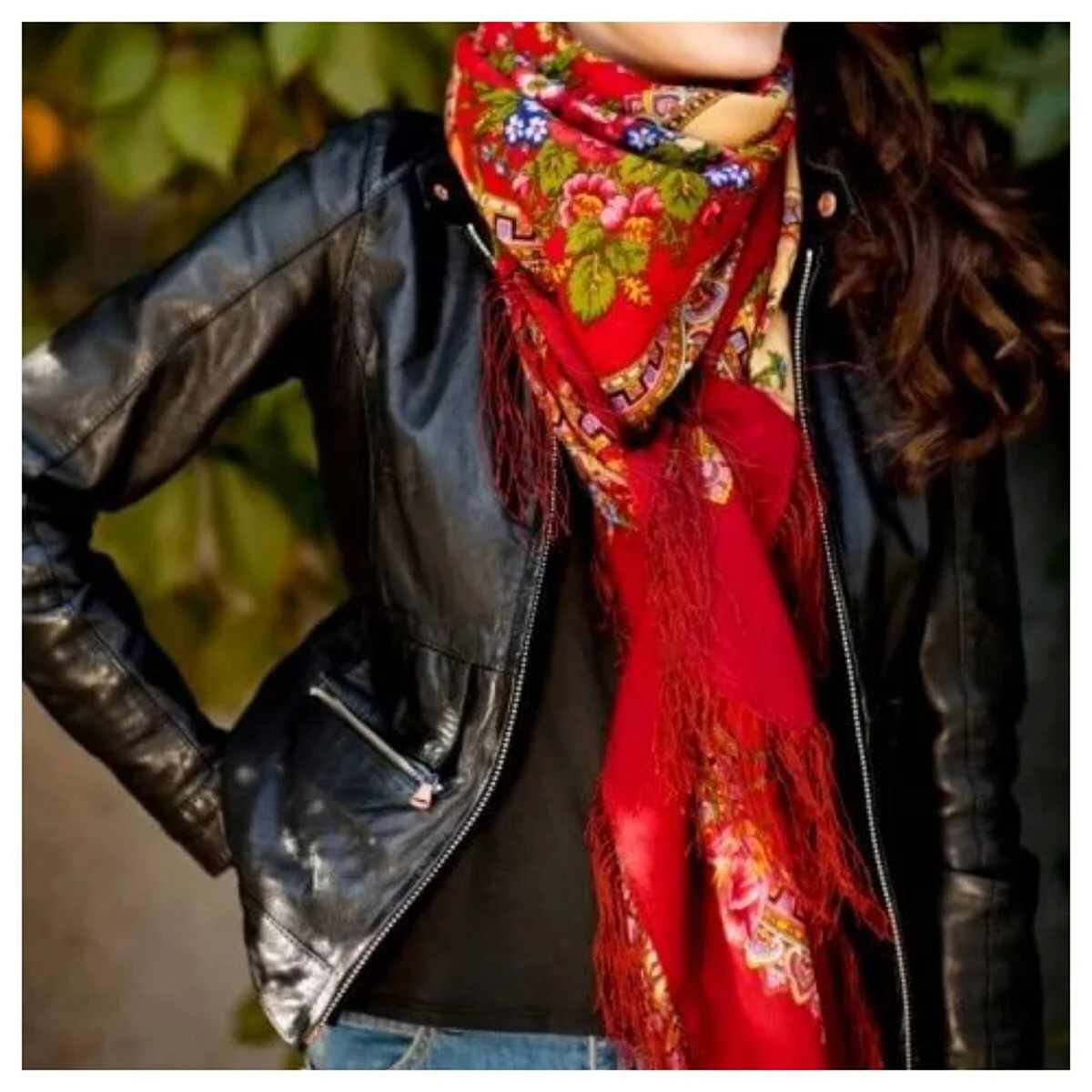 Хустка Павлопосадська Street Style