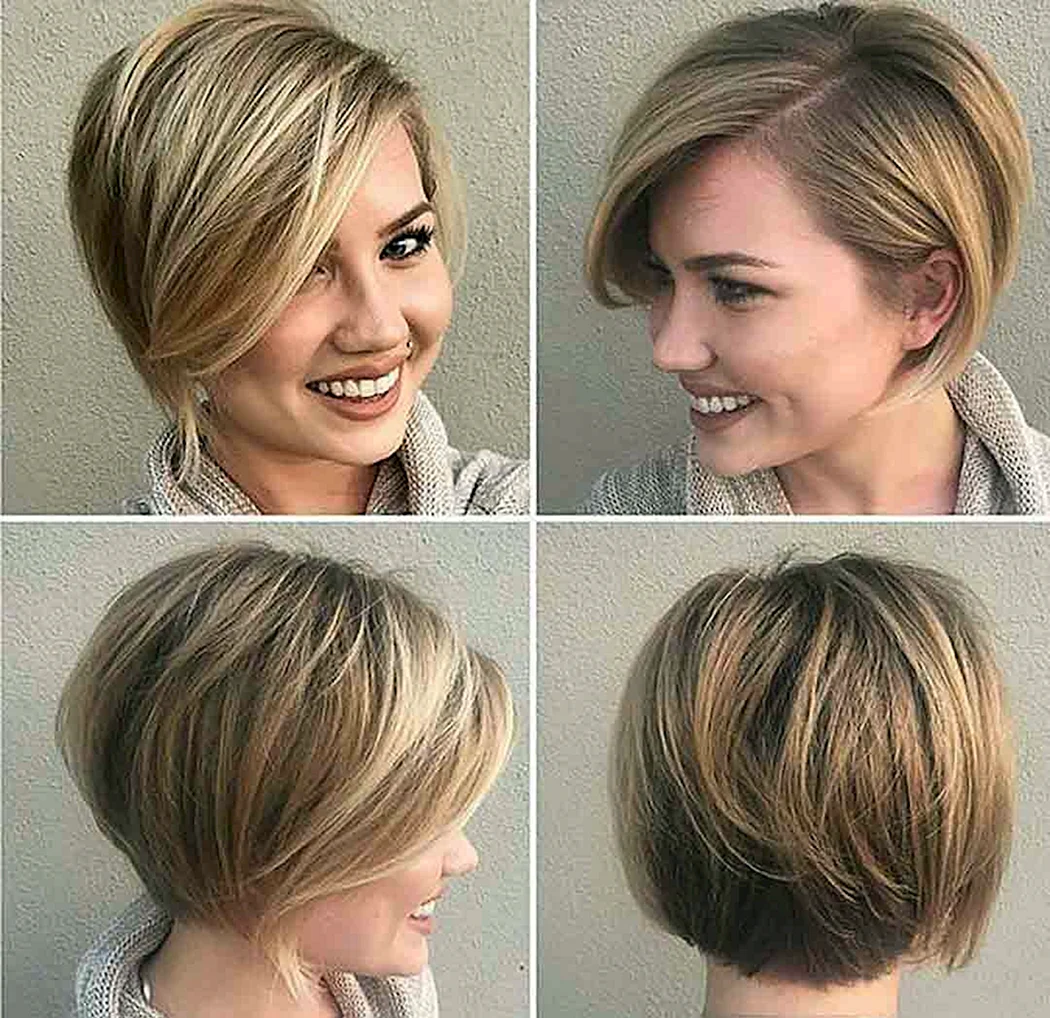 Градуйована стрижка Піксі Боб