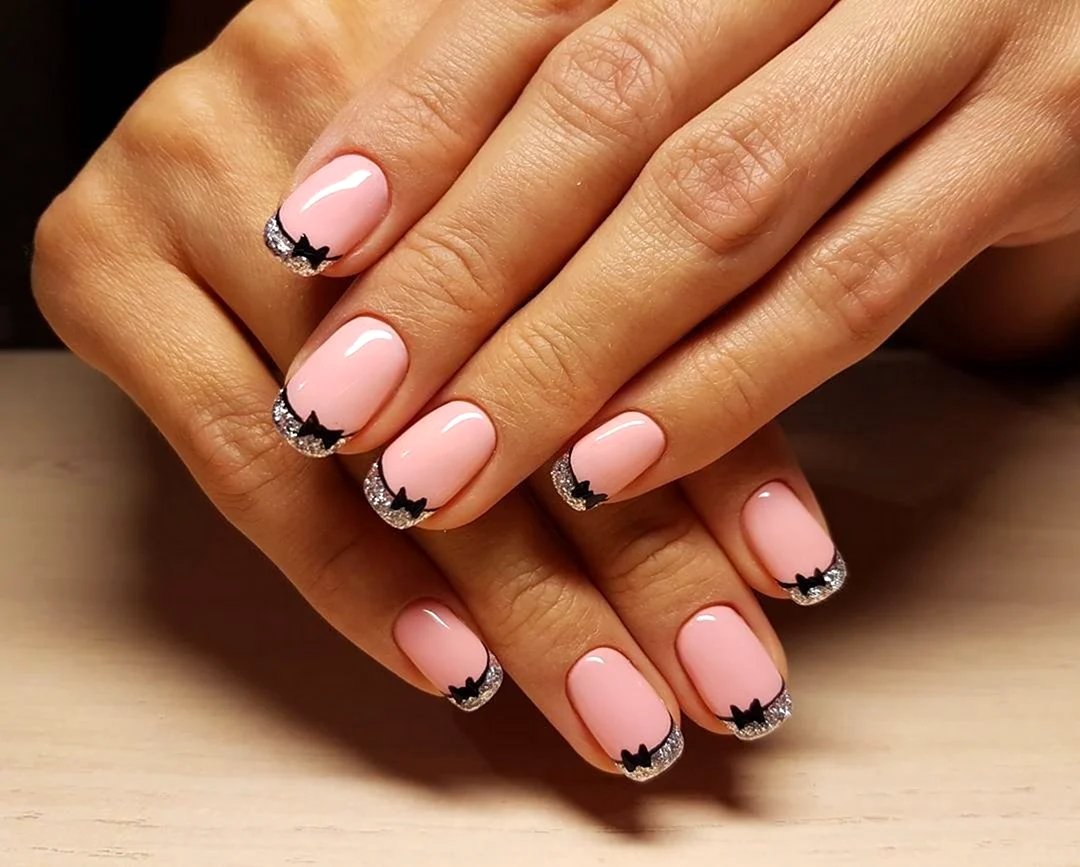 Френч на короткие ногти